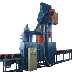 Mobile Hand Held Sand Blasting Machine for Stainless Steel with Conveyor And Rotary 