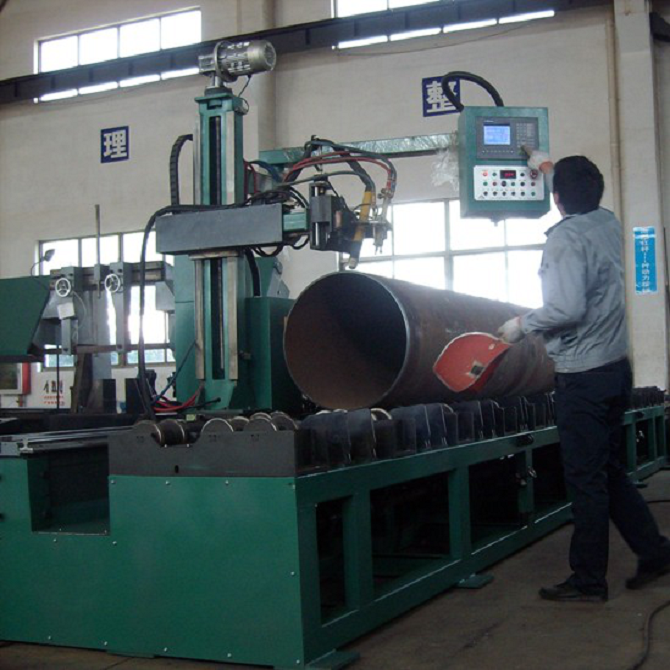 Roller Bench Type 2~6 Axis CNC Pipe Flame And Plasma Beveling & Cutting Machine for Pipe Spool Fabrication Line