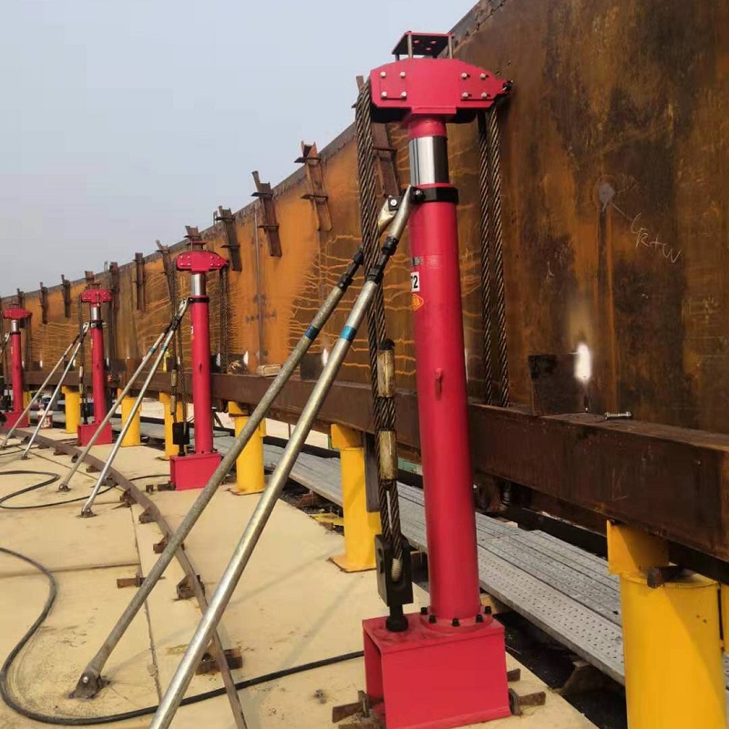 Automatic Advanced Two-Stage Hydraulic Jacks for Oil Tank Construction