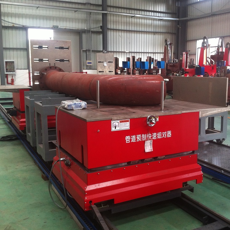 Easy Use And Heavy-duty Multi Function Pipe Fitting Up Machine for Carbon Steel Power Plant
