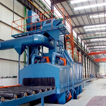 High Precision Automatic Sand Blasting Machine for Steel Structure Fabrication Equipment