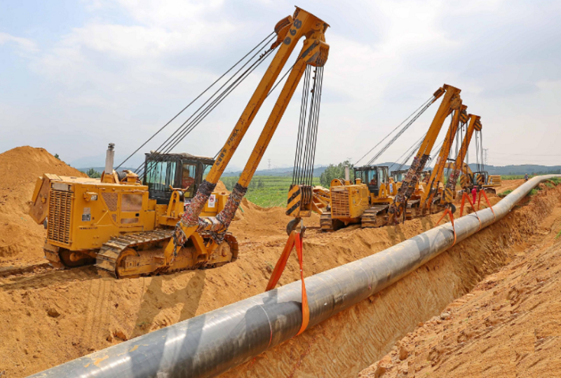 pipeline laying out
