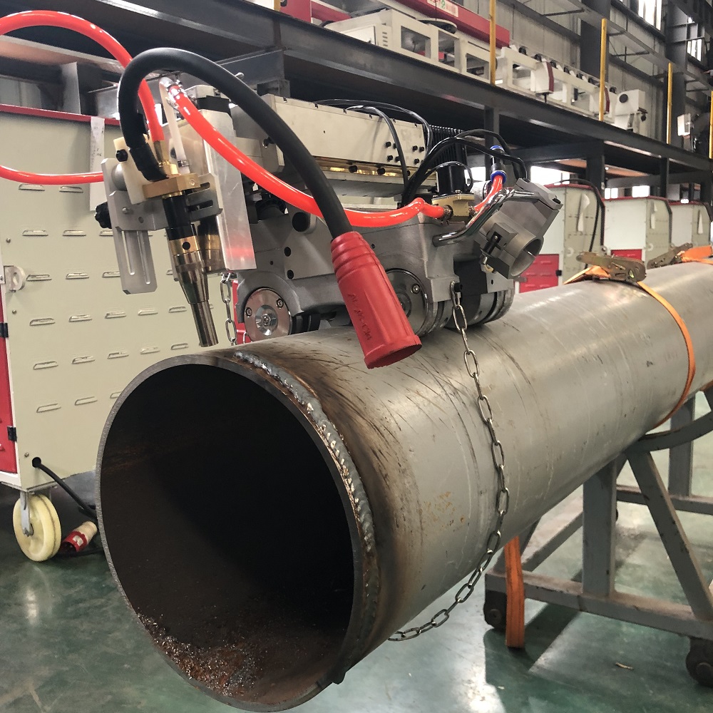 High Efficiency FCAW Pipe Orbital Seam Welding Machine for Low