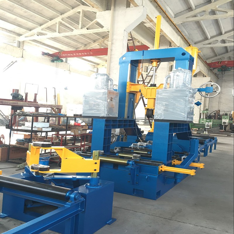 Hydraulic Type 3 in 1 H Beam Straightening And Welding And Assembling Machine